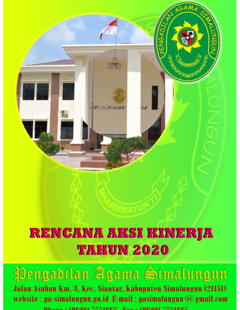 RENCANA AKSI 2020 001